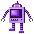 purple robot