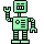 green robot