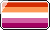shiny lesbian flag