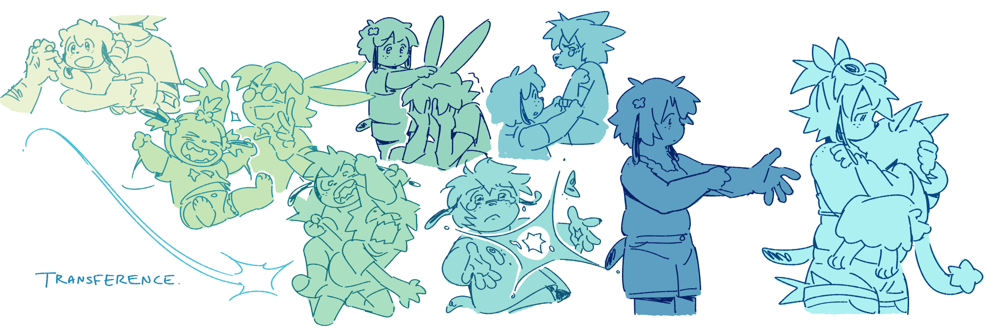 transference: laika timeline